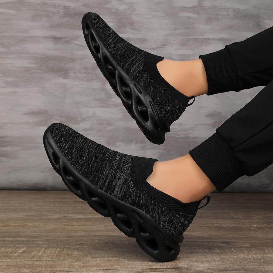 Fashion Casual Men's Shoes Summer Mesh Sports Platform Tennis Breathable Soft Sole Loafers Lightweight Comfortable Walking Shoes 2025