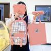 New Backpack Trendy Junior High School Students Four Piece School Bag Large Capacity Computer Bag Backpack