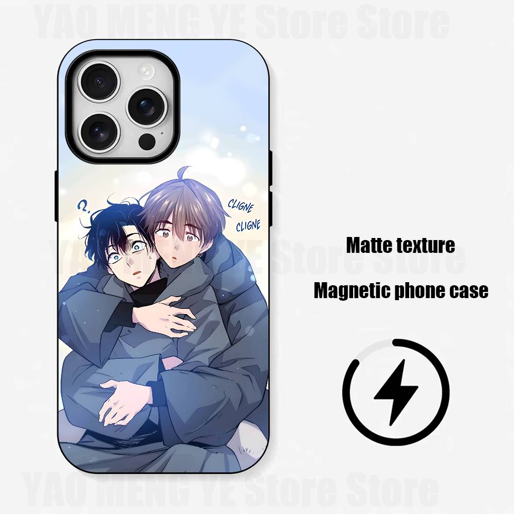 Philia Leo Diati Manhwa Frosted Soft For Phone Case For Iphone 11,12,13,14,15,16,17 Pro Max XS Wireless Charge Magnetic Cover