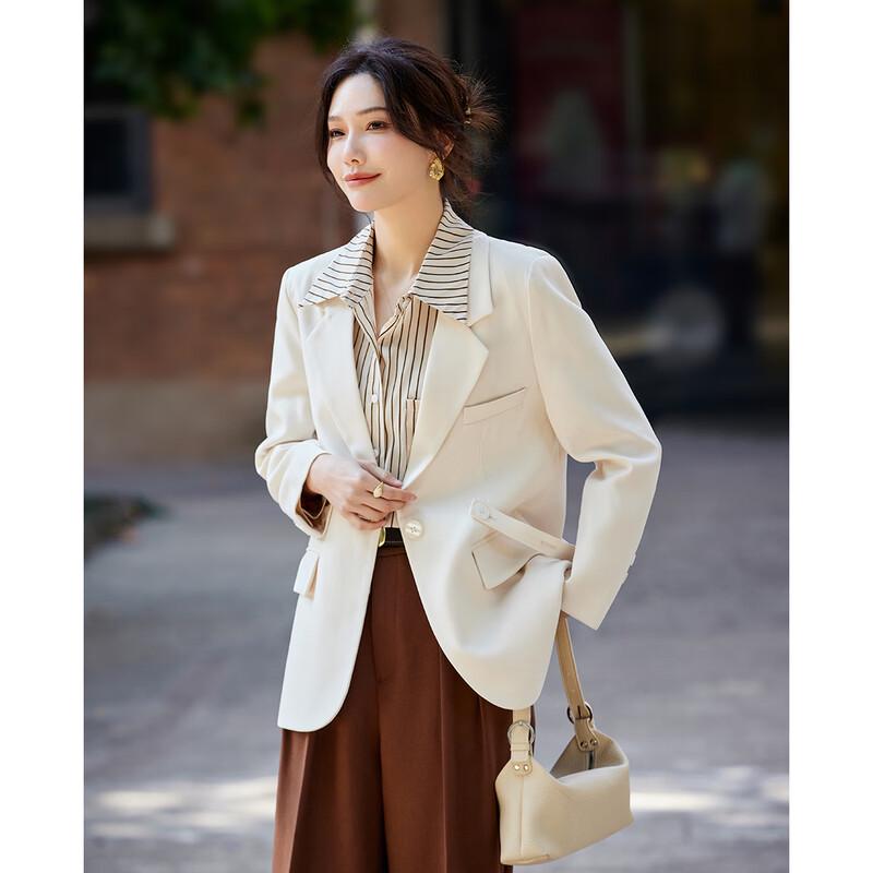 TERRE BLEUE Women's Elegant Casual Blazer