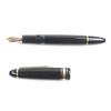 Very Good MONTBLANC Fountain Pen Meisterstück 147 Traveler Black Gold 14K Mens Used