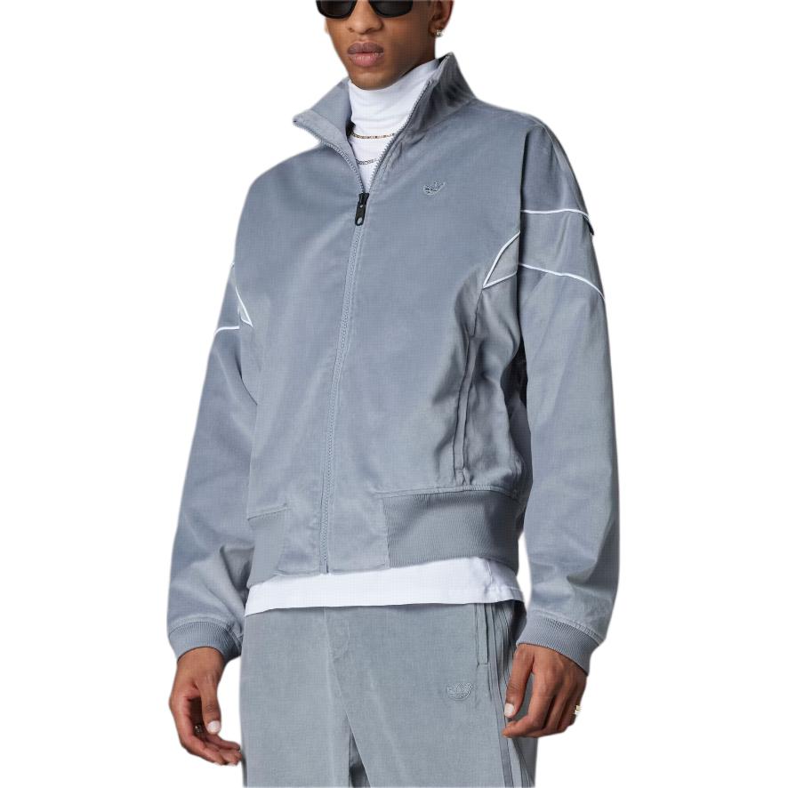 Adidas Originals Jackets Men's Gray Stand Collar Moderate Other HM2336