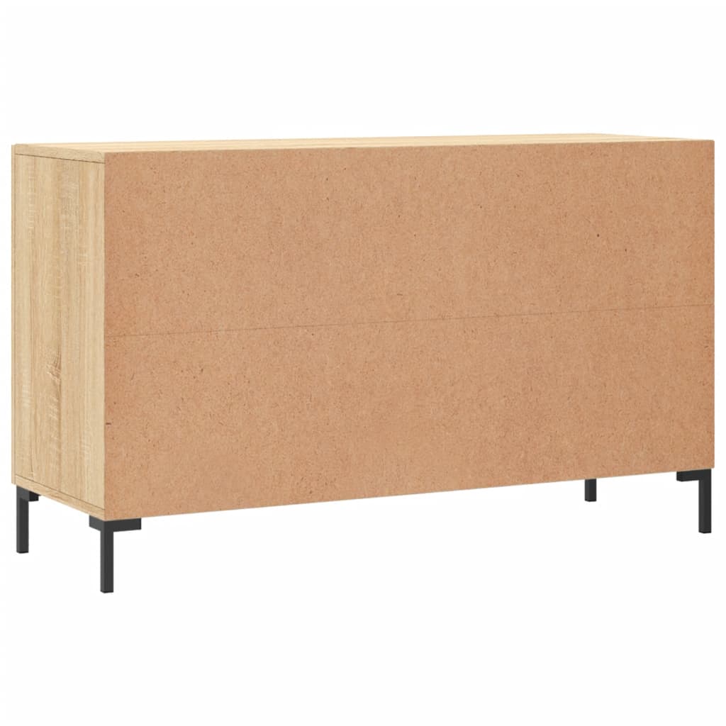 Cómoda, Roble Sonoma, 100X36X60 Cm, Material Derivado de la Madera