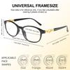 2pcs 3-in-1 Progressive Reading Glasses for Women Computer & Reading Use Glasses with Prescription Strengths +1.0 to +3.0