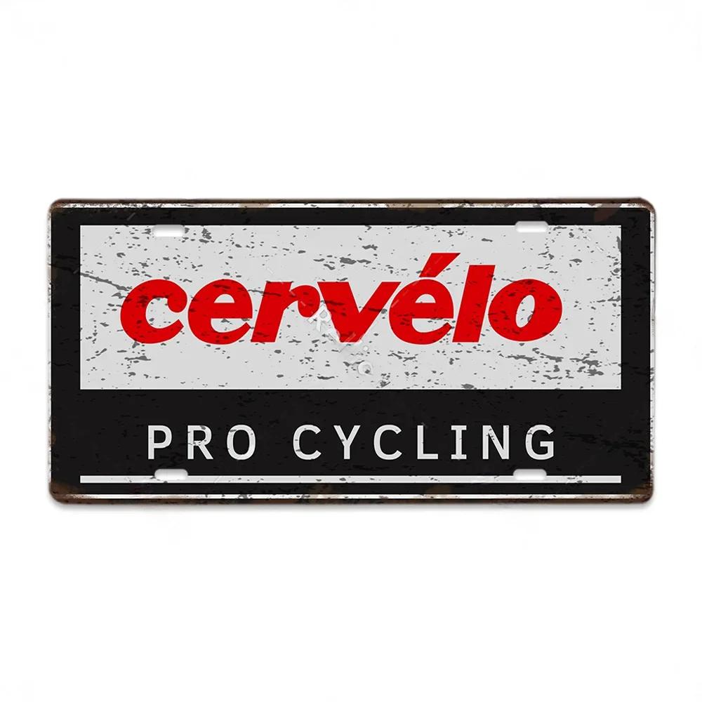 Vintage Metall Fahrradmarken Schild Dekorative Plakette mit Poster - Stil Design - Ideal für Fahrradclub-Geschäft und Wohnzimmerdekoration