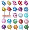 18" Aluminum Foil Pinwheel Candy Lollipop Balloon - Birthday & Christmas Party Decoration