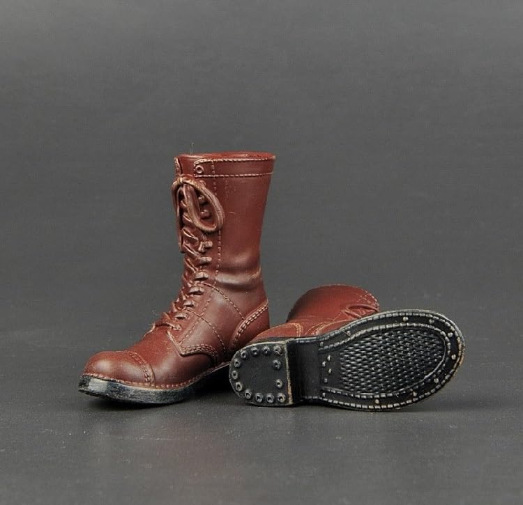 

[TOYBARJAPAN] 16 scale figure compatible with TBLeague and other bodies ZYTOYS ZY1027 Leather-like US military M42 combat boots for male bodies