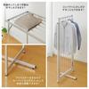 High-Quality, Made In Japan: Belca Foldable Indoor Clothes Dryer, Aluminum, Lightweight, 145cm Wide X 58cm Deep X 128cm High, Silver, Miyamoto-Style,