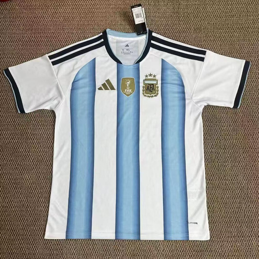 2026 Argentina home Messi No. 10 Lopez No. 21 Martinez No. 22 football jersey S