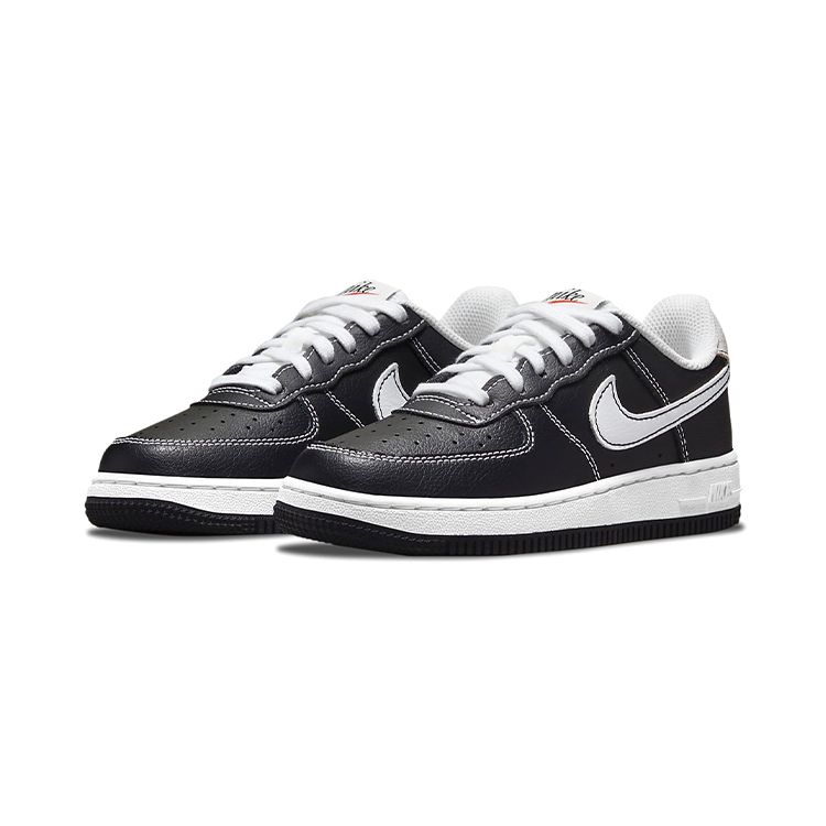 Nike Air Force 1 S50 Retro Slip Resistant Shock Absorbing Durable Low Top Kids Skate Shoes Kids sneaker White Black DB1754-001