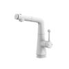TLXT Pure White Single Cold Pull-Out Basin Faucet