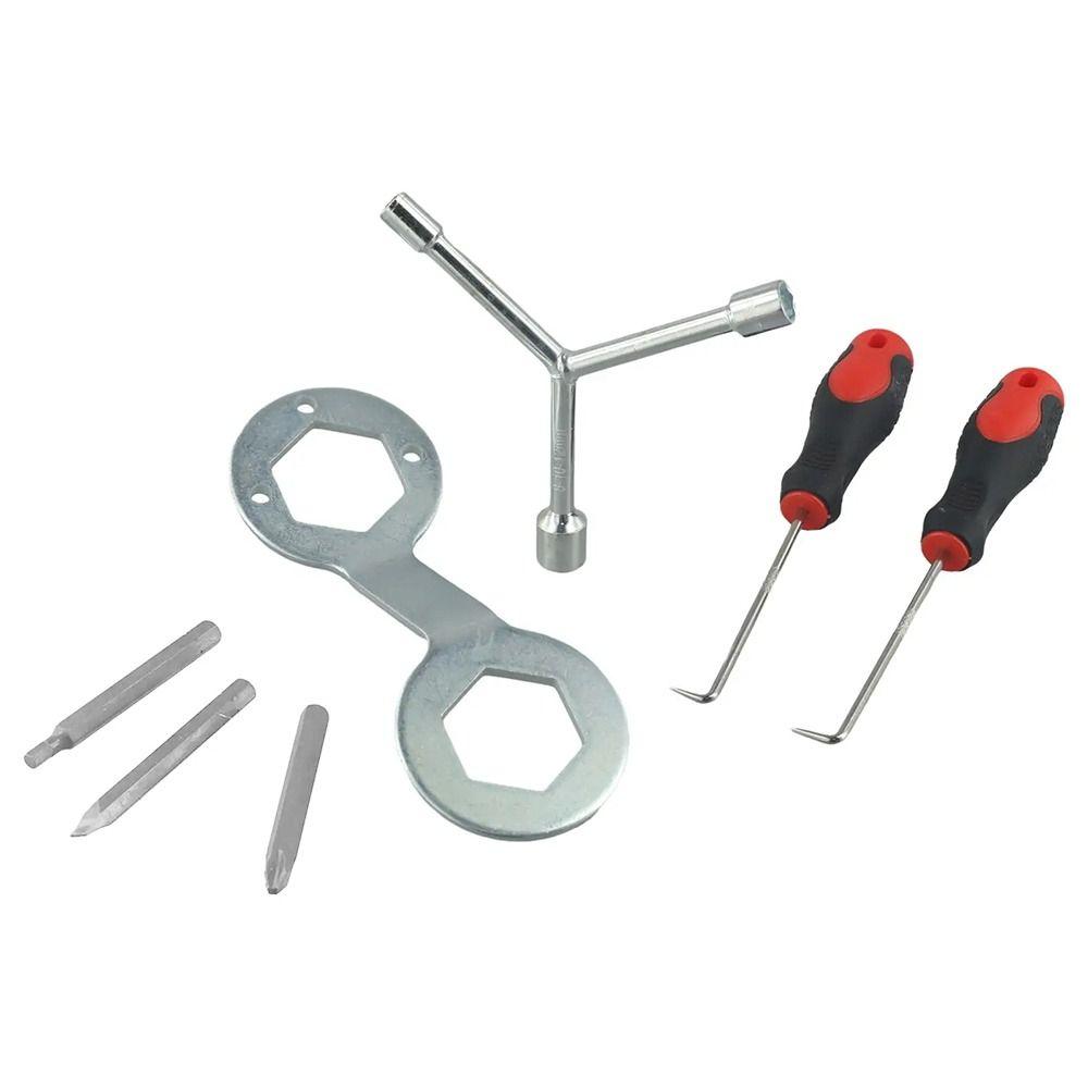 1Set Carbon Steel Impeller Removal Tool Inner Drum Wrench Screwdriver Set Hardware