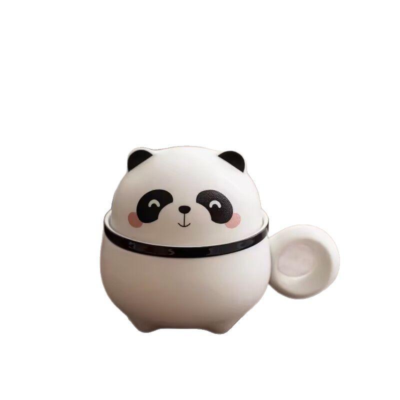 Guochao Panda Tea Cup Tea Separation Cup Ceramic Filter Water Cup With Lid Special Personal