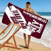Texas A&M Aggies Print Beach Towel, Large Soft Quick Dry Towel for Beach Camping Swimming