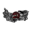 Anello Ispirato al Sole/Luna Misura Regolabile Anello Aperto con Finitura Effetto Liquido Accessorio Accattivante per Coppie