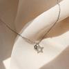 S925 Silver-Plated Five-Pointed Star Necklace - Women's Korean Mori Style Clavicle Chain