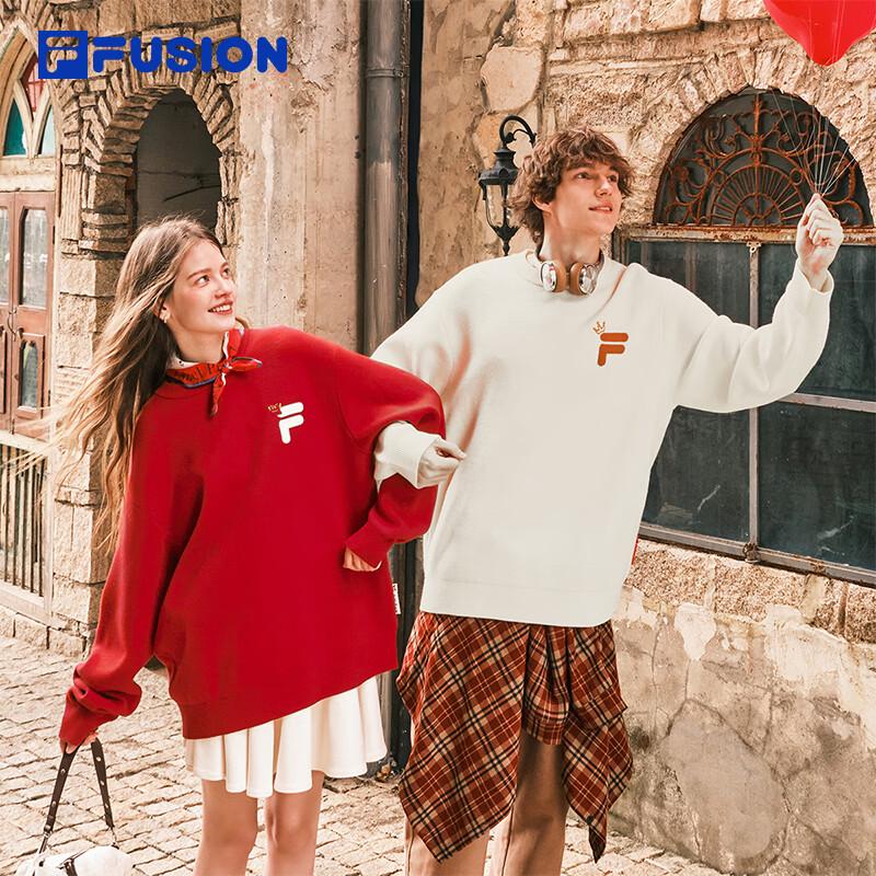 FILA FUSION Unisex Knitted Pullover Sweater S