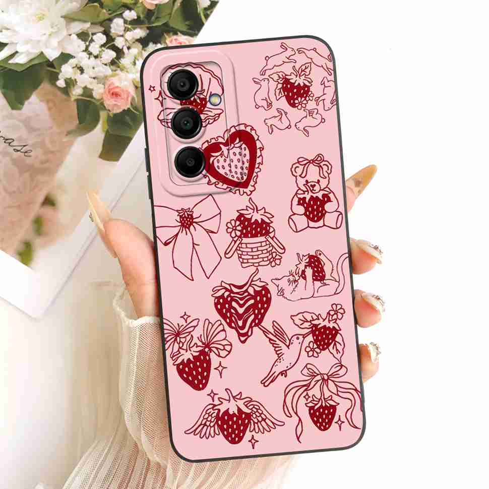 For Samsung A16 Case Silicone Cartoon Pattern Samsung Galaxy A16 5G SM-A166B Phone Case Protective Shell Back Cover Soft Case
