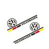 For VOLKSWAGEN VW 2PCS Car Rearview Mirror Reflective Decals Waterproof Sticker For Volkswagen Golf 4 5 6 7 8 Passat Tiguan Bett