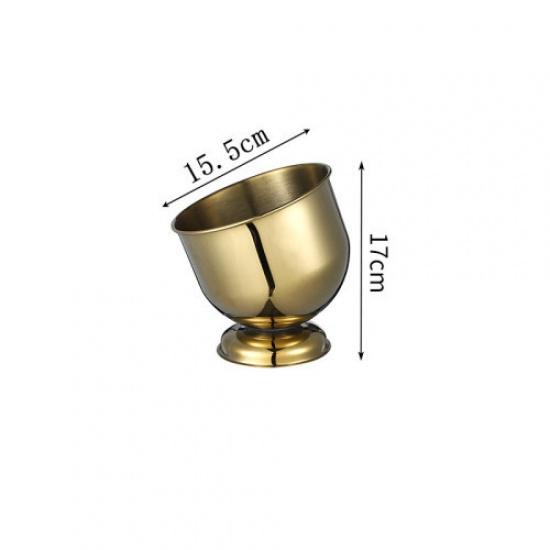Golden Ice Bucket Creative Whisky Pivo Led Bucket Bar Nářadí na víno Nápoje Chladnička na víno Přenosná lednice na pivo držák na víno led