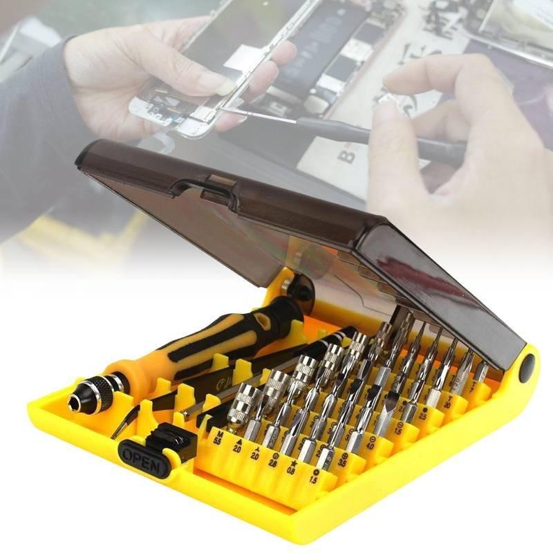 Ensemble de tournevis de précision Torx 45 en 1 polyvalent pour la réparation de téléphones portables et d'ordinateurs portables