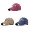 Pure Cotton 66 Baseball Cap Embroidered Water-washed Big Letter Cap European And American Duck Tongue Cap