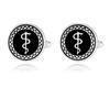 Cross-Border Round Dragon Cufflinks French Vintage Pattern Cuff Buckle Shirt Suit Sleeve Staple Decoration