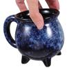 Halloween Hexe Kessel Keramiktasse 375ml Kaffee Teetasse Halloween Neuheitstasse Spülmaschinenfest Gruselige Kaffeetasse