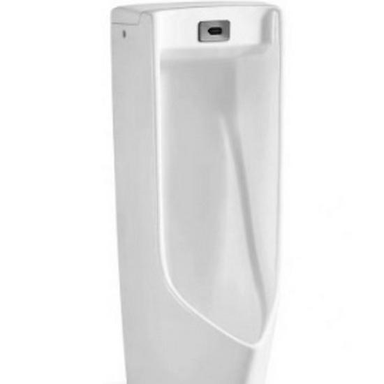 Men's Wall-Mounted Ceramic Urinal with Automatic Sensor for Schools and Public Places