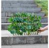 Retractable Grille with Faux Greenery for Balcony or Garden Decoration