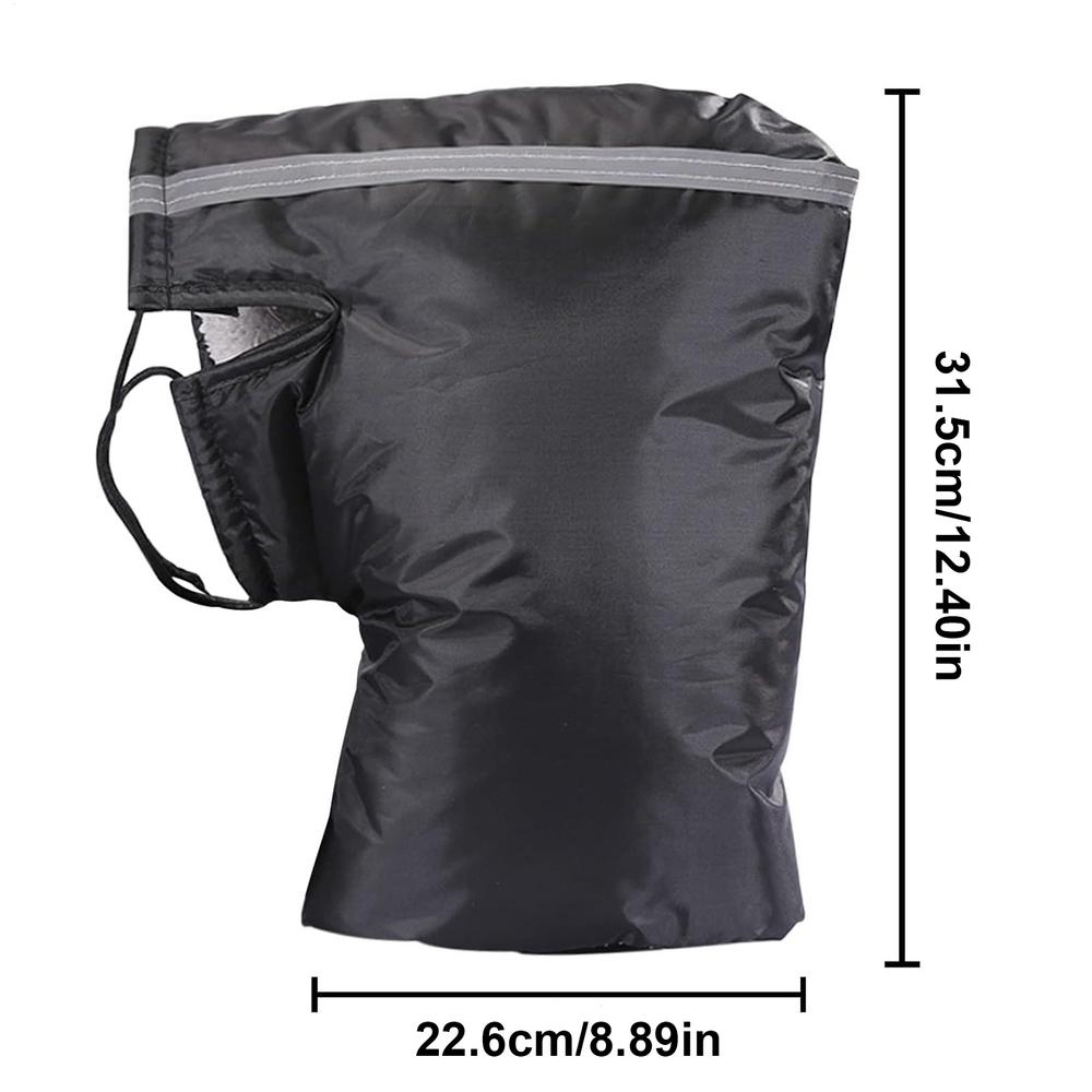 

Motorcycle Handlebar Muffs Winter Mitts Warmer Gloves Waterproof Handmuffs Bicycle Handle Cover Hand Covers Warmers чорний