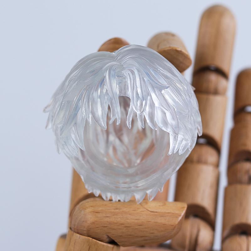 OB11 Прозрачные Части Головная Оболочка Замена Корейский Стиль Пластик Волосы Прозрачная Замена Кукольные Волосы Головная Форма Для Кукол OB11