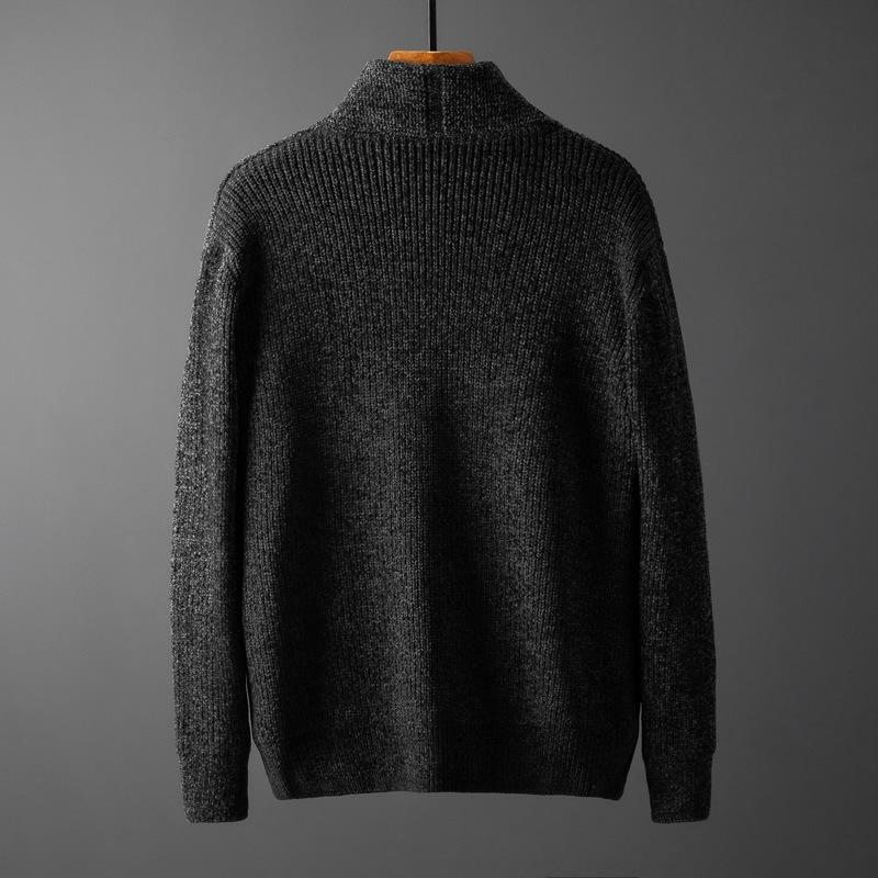 Svetr Pánský Ležérní Pánský Kardigan Pletený Svetr Osobnost Módní Svetr Bunda