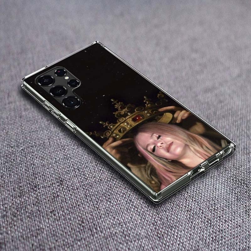 Singer Avril Lavigne Phone Case For Samsung Galaxy S24 S23 S21 S20 FE S22 S26 Ultra S25 Edge S10 Plus Cover Clear TPU Capa Shell