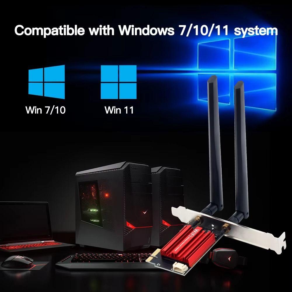 Dual Band PCIE WiFi Adapter WiFi 5 USB Wifi Adapter  for Computer/Phone/Tablet