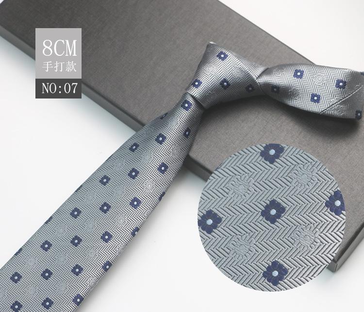 High-End Men'S Hand-Tied, Executive Meeting Banquet Officiating Wedding Best Man Personalized Pattern Long Tie