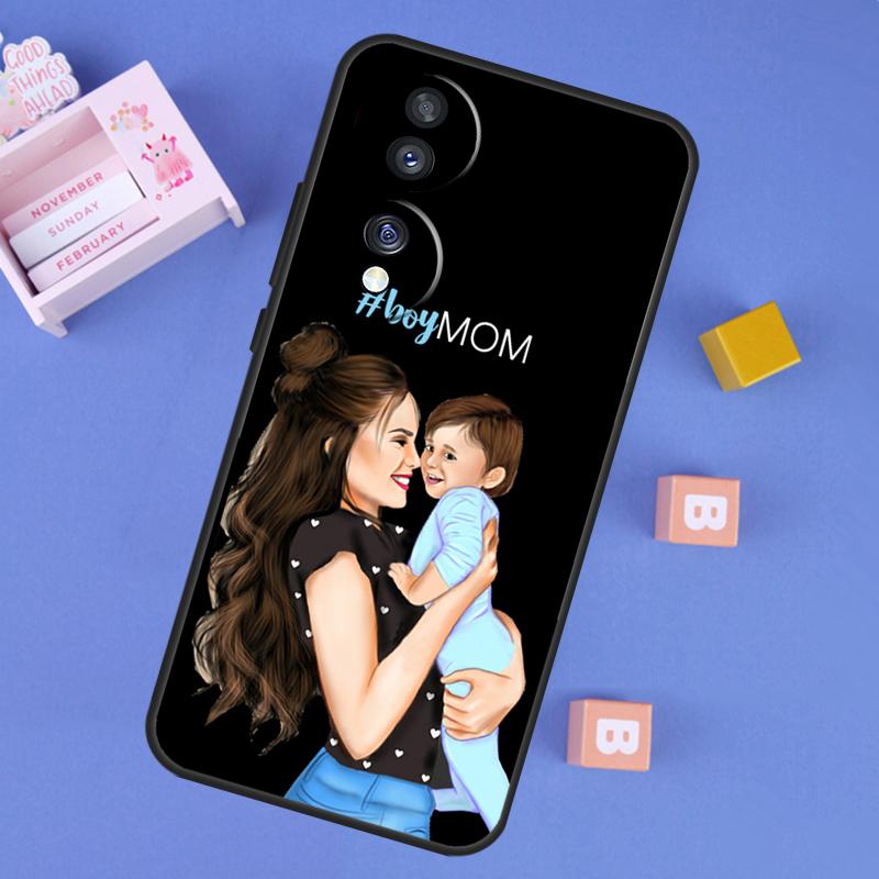 

Super Dad Mom Baby Girl Twin Case For Honor X9d X9a X9b X9c X8b X8c Win RT 200 400 Pro 70 90 Magic 7 Lite 5 6 8 Pro Cover Honor Magic6 Lite