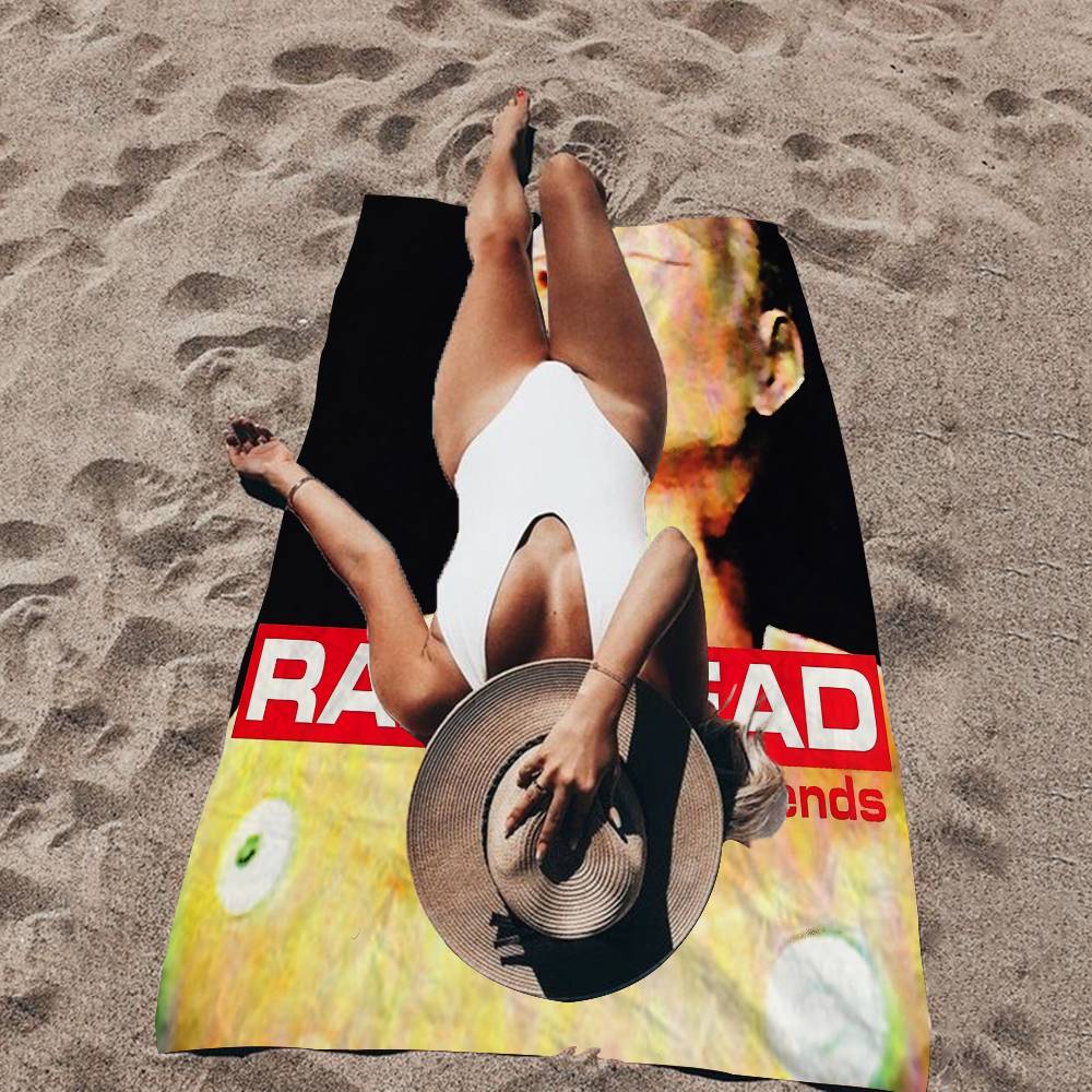 Rock Band R-Radiohead Microfiber Beach Towel Absorbent Quick Dry Soft Yoga Swimming Resort Mountain Climbing Towel
