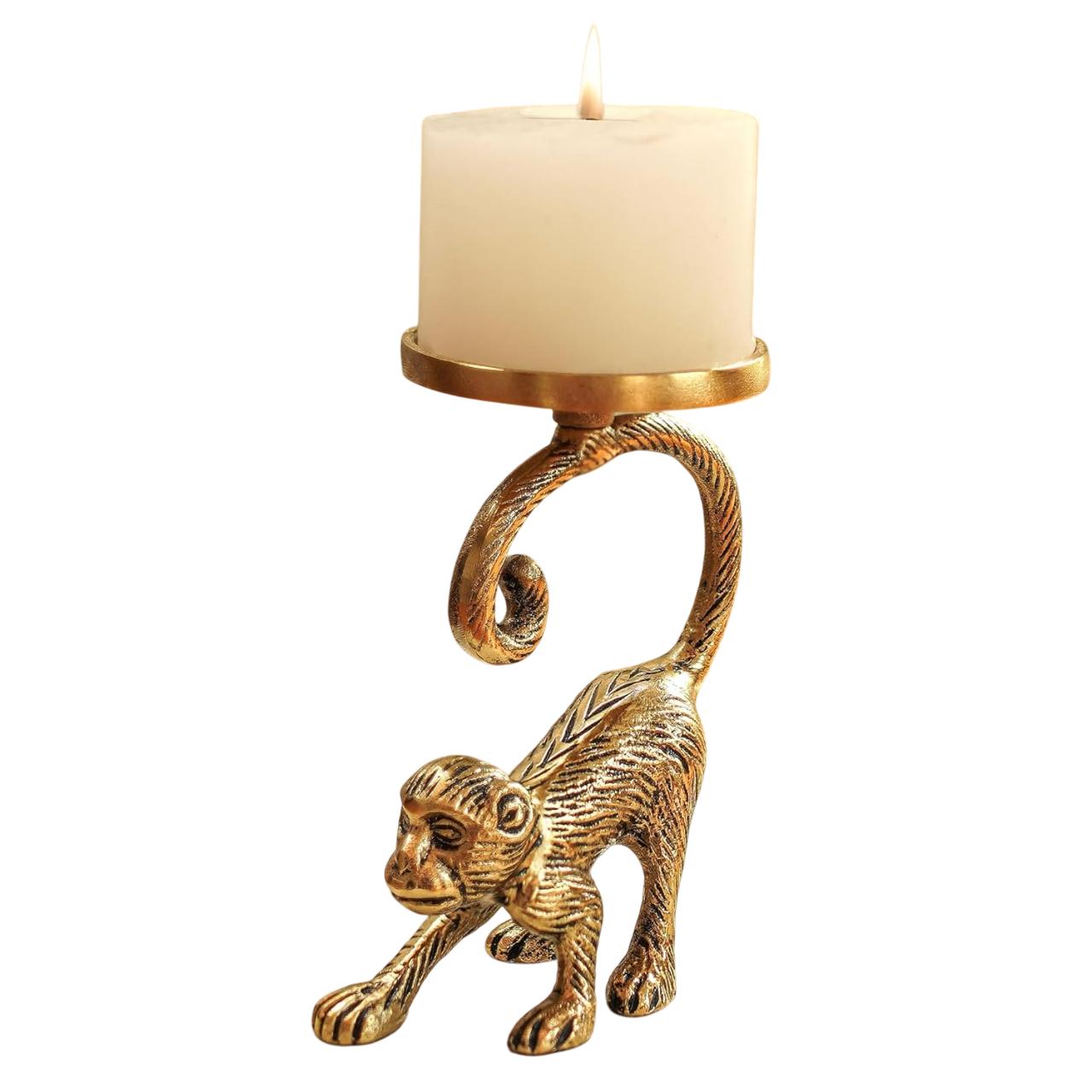 Подсвечник Обезьяна, Monkey Candle Holder Stand,  Behoma