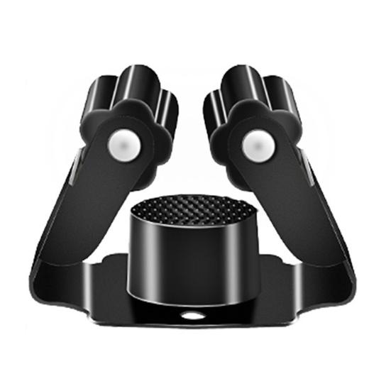 Wall Mount Broom Holder Non-Slip Design Simple Installation Stainless Steel Heavy Duty Mop Holder Broom Hanger with Screws