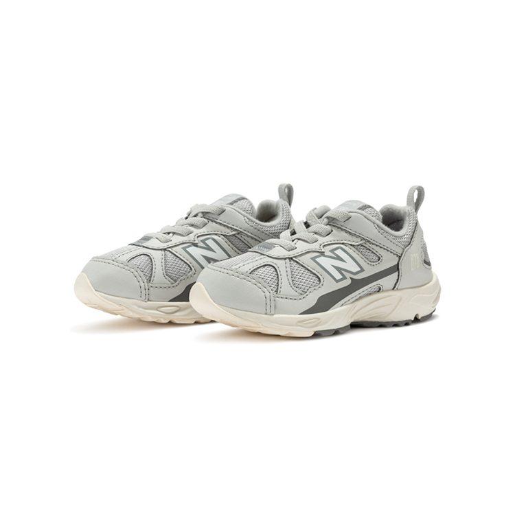 New Balance NB 878 Dämpfend Abriebfest Atmungsaktiv Niedrig geschnitten Kleinkinderschuhe Staubiges Grau Säugling und Kleinkind IV878KNS