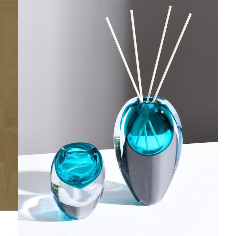 Glass Vase Colour Transparent Thick Bottom Hydroponic Flower Arrangement Accessories Flower Vase Terrarium Home Decoration