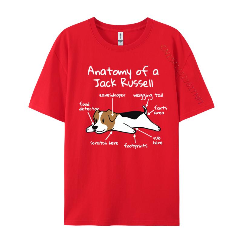 

Anatomy Of A Jack Russell Terrier Funny Tshirt Hip Hop 3D Style Cotton Men Top Tshirts Fashion T Shirt Men S