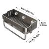 Shower Suction Shelf Wall Basket With Drainage Holes Shower Basket Suction Cup With Hooks And Towel Bar For Home Kitchen Pantry