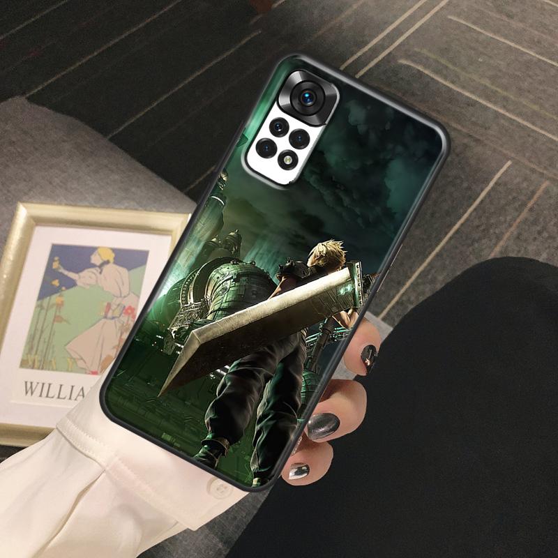 Final Fantasy Funda For Xiaomi Redmi Note 14 Pro 9 10 11 12 13 Pro 10S 11S 12S Redmi 13C 10C 12C 14C Case