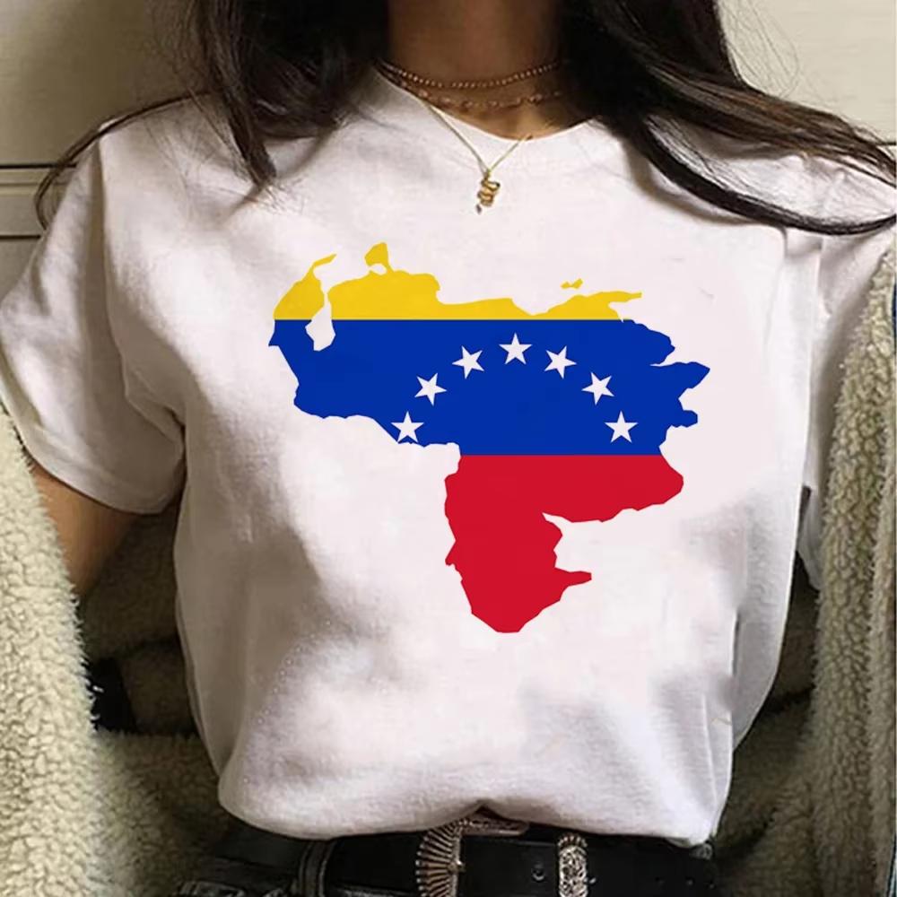 Venezuela T Shirt Women Harajuku Comic Designer Tshirt FeUnisex Anime Unisexga Designer Clothing Women Clothing S