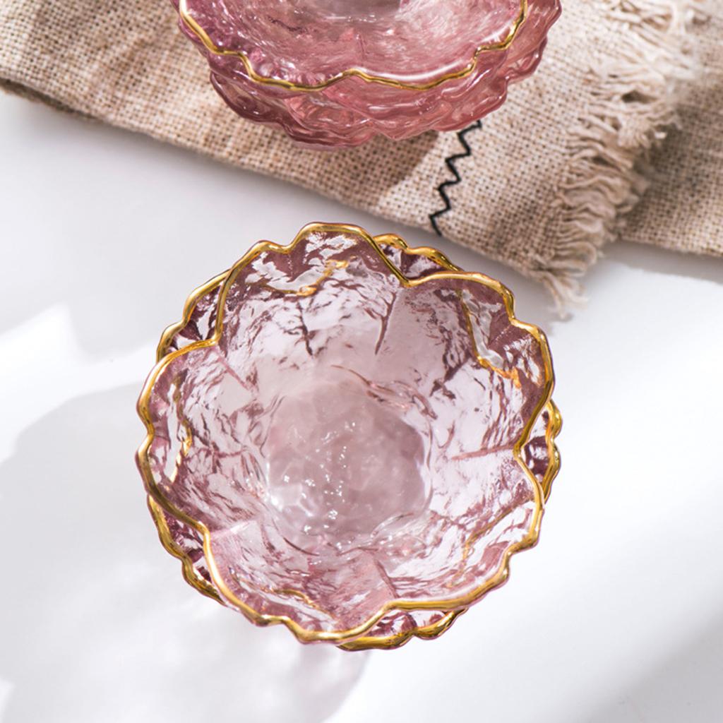 Fruit Bowls, Transparent Household Japanese Salad Glass Dessert , Vegetables,
