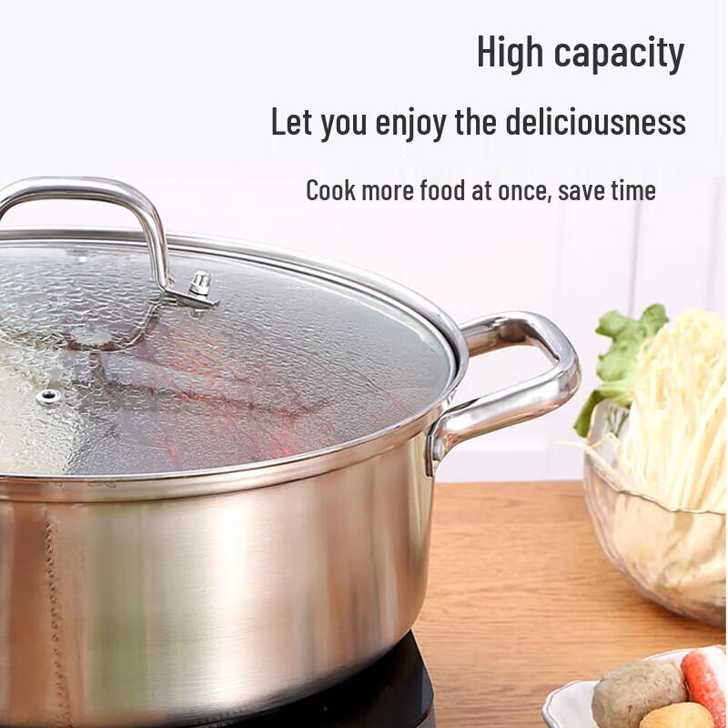 FATTBAO Verdickter 304 Edelstahl Hot Pot