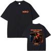 Rapper Niro OX7 Album Graphic T-shirt Unisex Women Hip Hop Fashion Pop Music T-shirts Male Casual Cotton Vintage T Shirt Streetwear