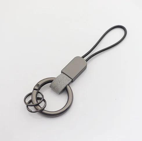 Car Sleek Carbon Fiber Style Keychain - 360° Rotatable, Universal Fit with Anti-Lost D-Ring, Durable for Men & Women Amagi